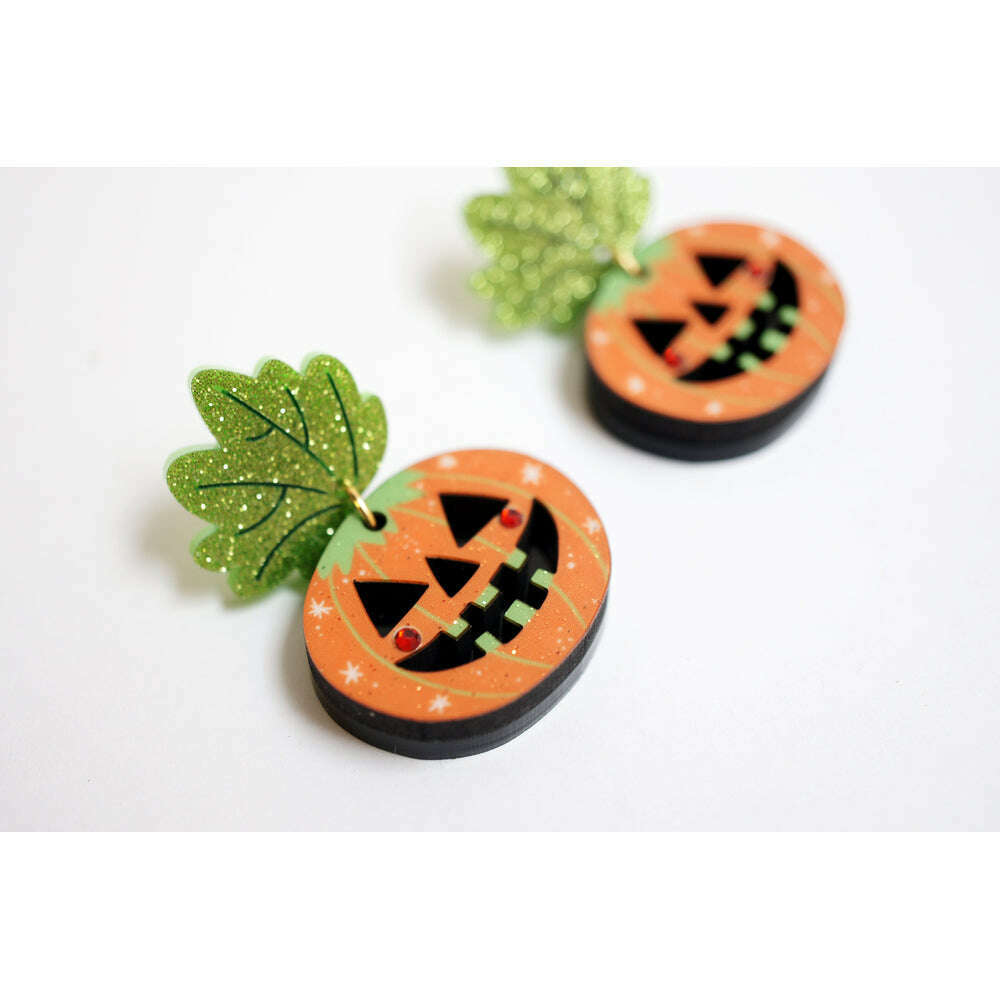 Halloween Pumpkin Earrings by Laliblue | PRE-ORDER SHIPS IN 2-3 WEEKS