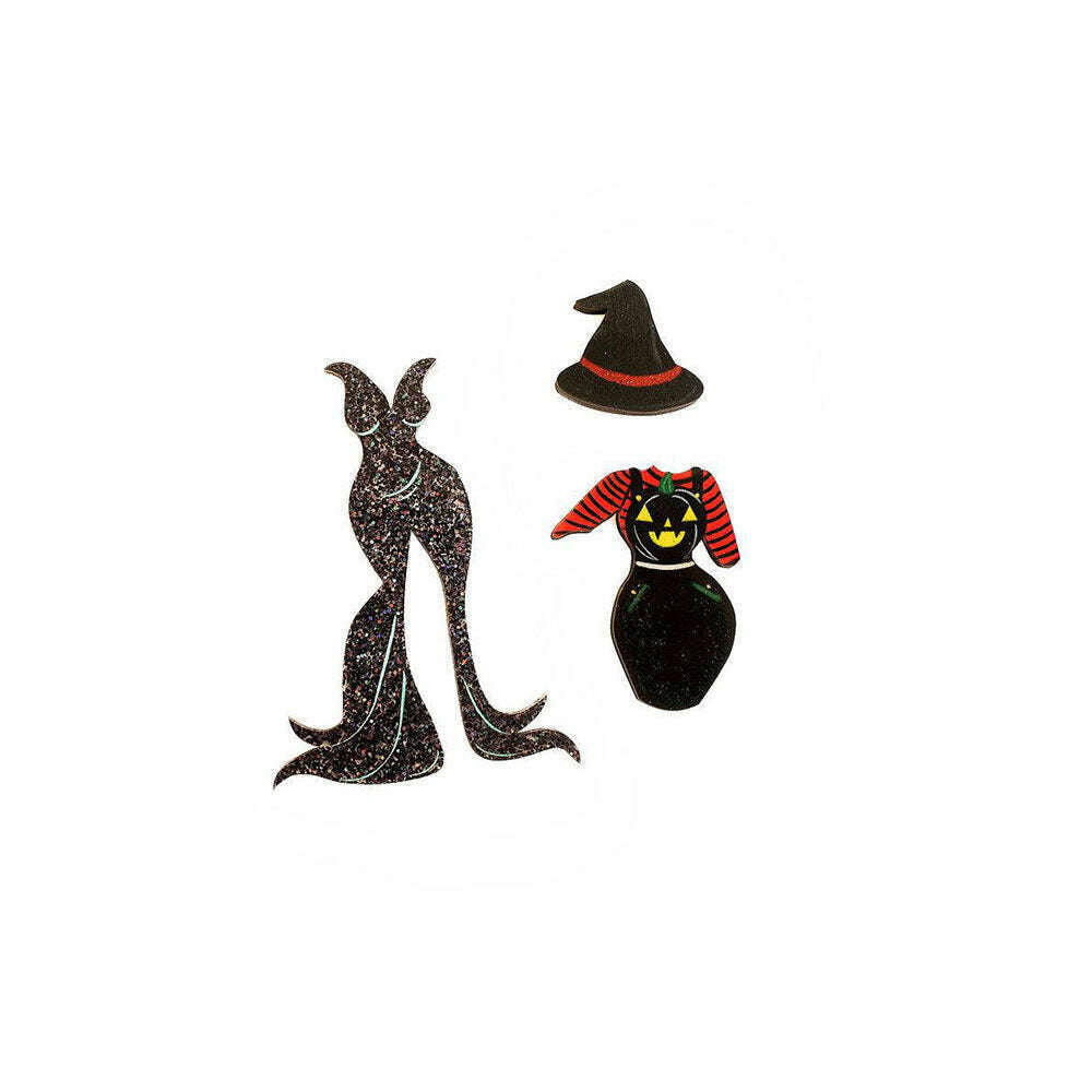 Halloween Pumpkin Outfit Brooches by Laliblue | PRE-ORDER SHIPS IN 2-3 WEEKS