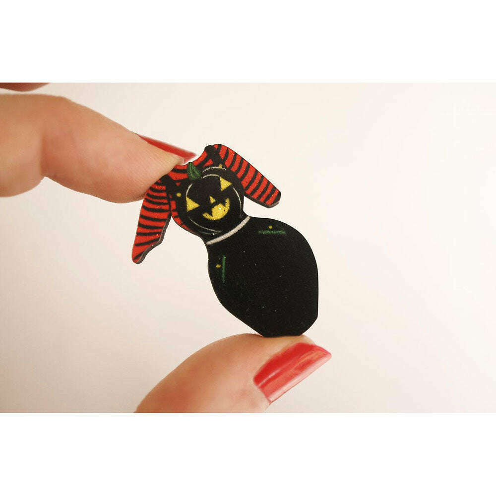 Halloween Pumpkin Outfit Brooches by Laliblue | PRE-ORDER SHIPS IN 2-3 WEEKS