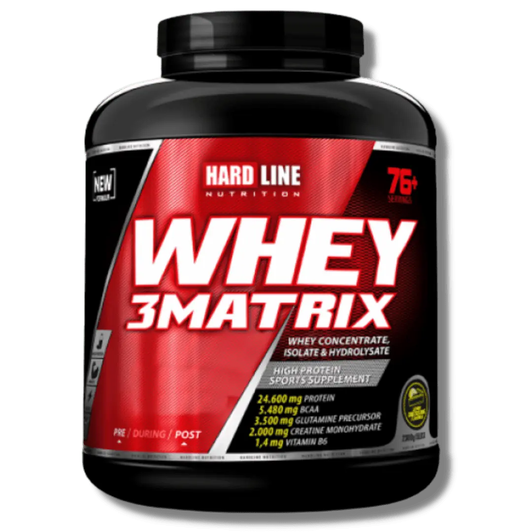 Hardline Whey 3 Matrix Protein Powder Vanilla 2300g