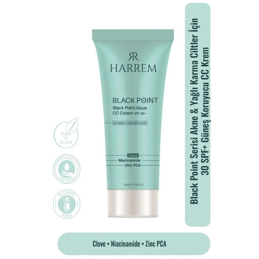 Harrem Black Point SPF 30 CC Cream for Oily Skin 50ml