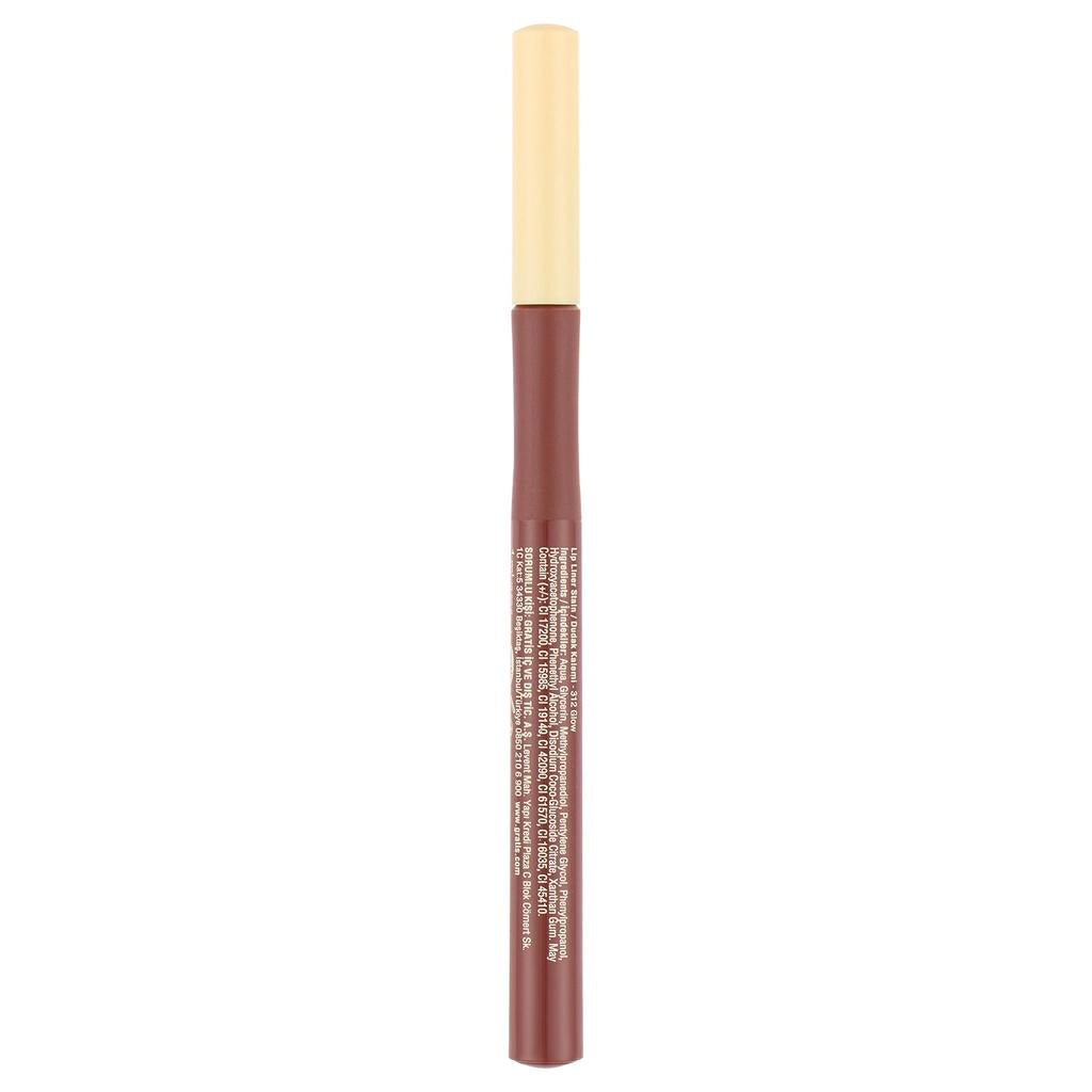 Beaulis Felt Tip Lip Liner 312 Glow for Precise Definition