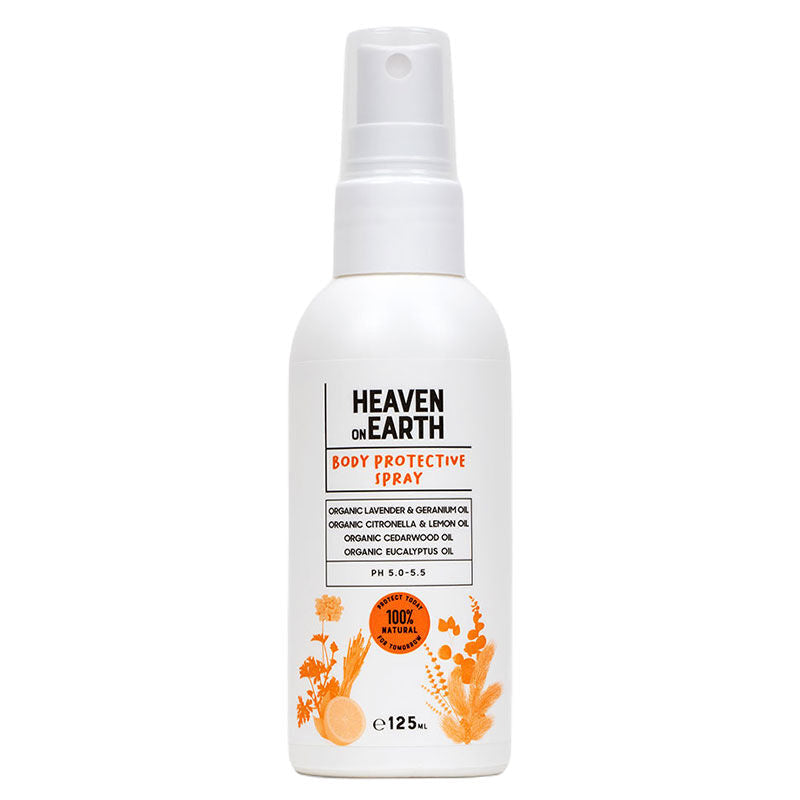 Heaven On Earth Body Protective Spray Natural Vegan Formula 125 ml