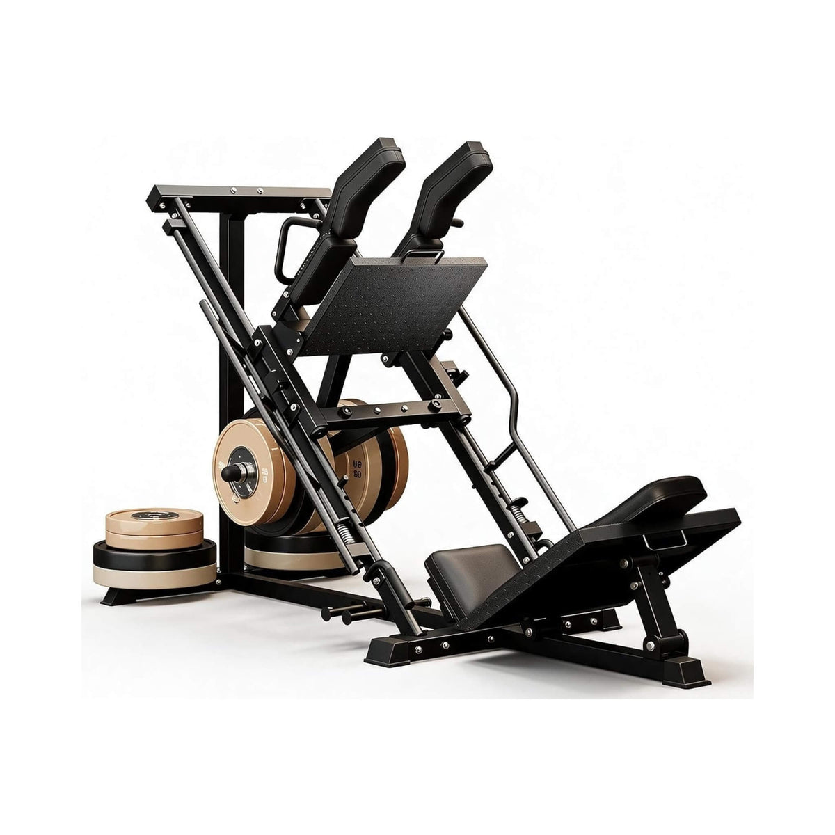 Heavy-Duty 2-In-1 Multifunctional Leg Press Hack Squat Machine (SAK24851)