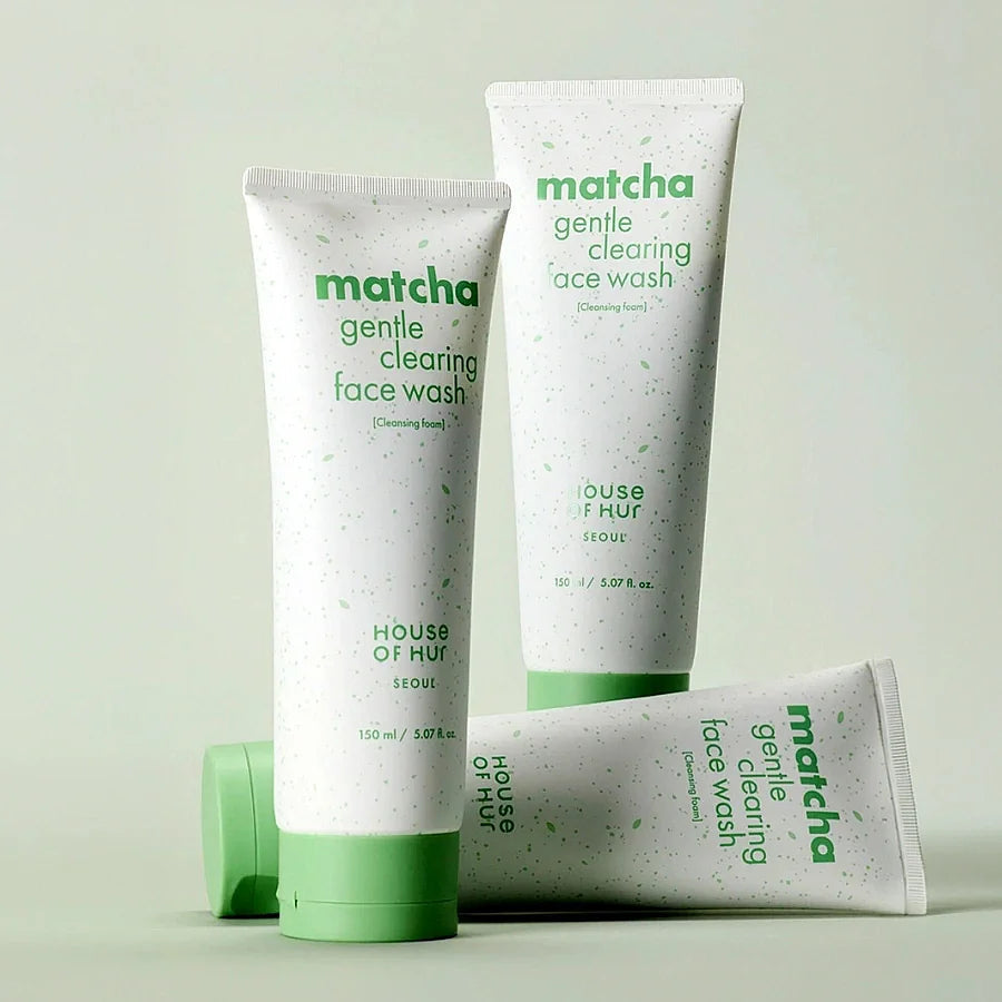House Of Hur Matcha Gentle Cleansing Foam Soothing Face Wash 150 ml