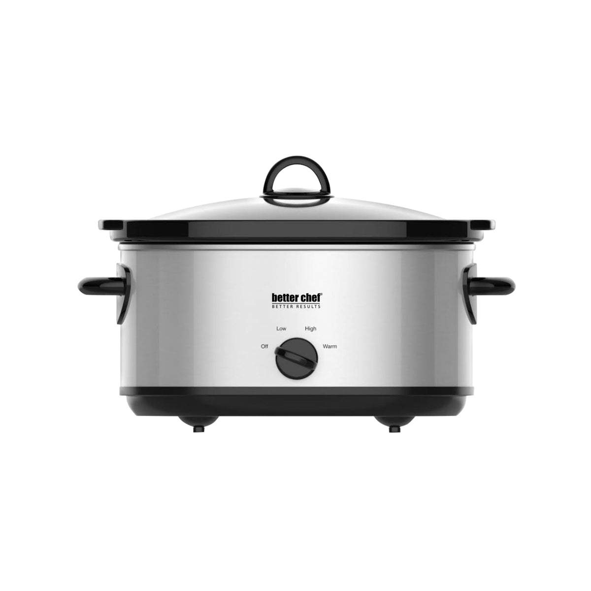 Better Chef 5-Quart Oval Slow Cooker-Stainless - IM-467S