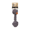 M-Pets COTO Duo Ball Braided Dog Toy Grey 28cm