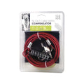 M-Pets Compensator Garden Tie-Out Cable for Dogs Red 8m