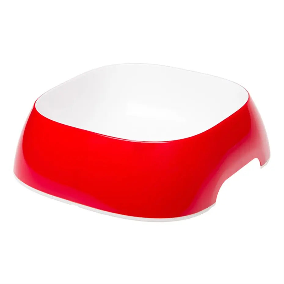 Ferplast Glam Medium Melamine Pet Bowl Non-Slip Red 750ml