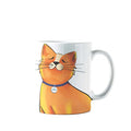 M-Pets Petjoy Galya Mug with Dog Illustration Orange 350ml