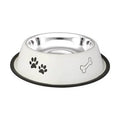 Oripet Paw & Bone Pattern Stainless Steel Dog Bowl 24 oz
