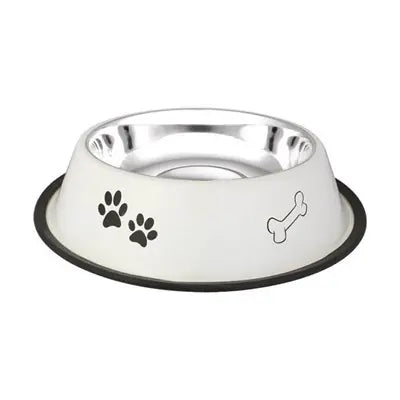 Oripet Paw & Bone Pattern Stainless Steel Dog Bowl 24 oz