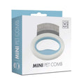 M-Pets Mini Blue Soft Tooth Grooming Comb for Small Pets