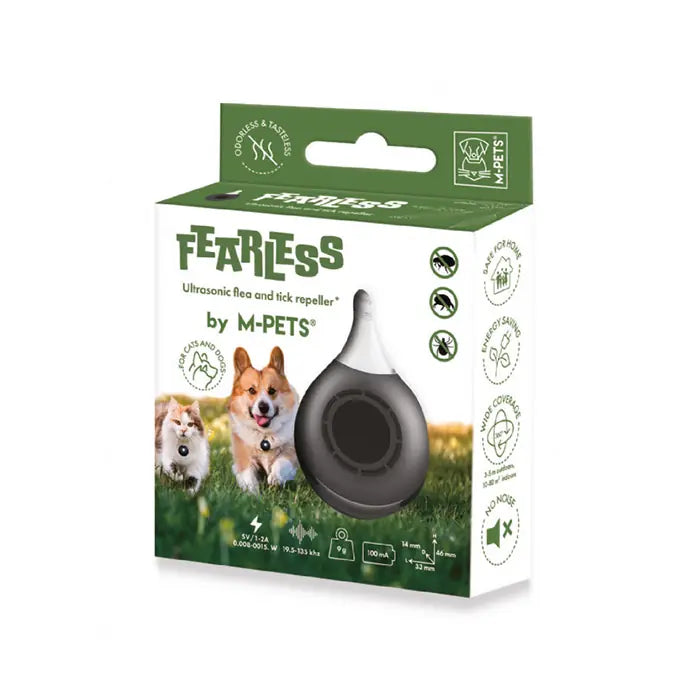 M-Pets Fearless Ultrasonic Flea & Tick Repeller Device