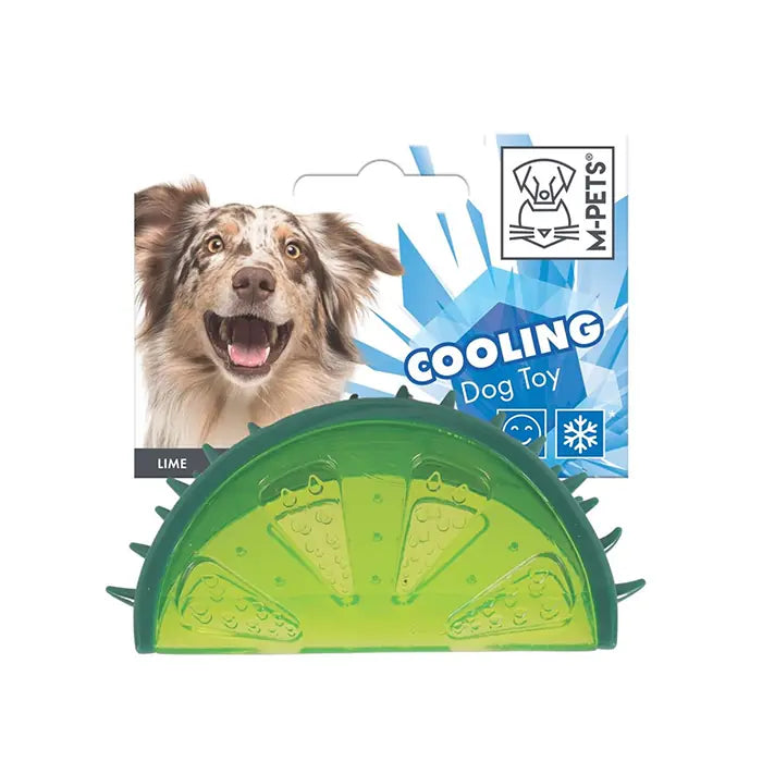 M-Pets Cooling Lime Dog Toy Soothing Teether for Pets