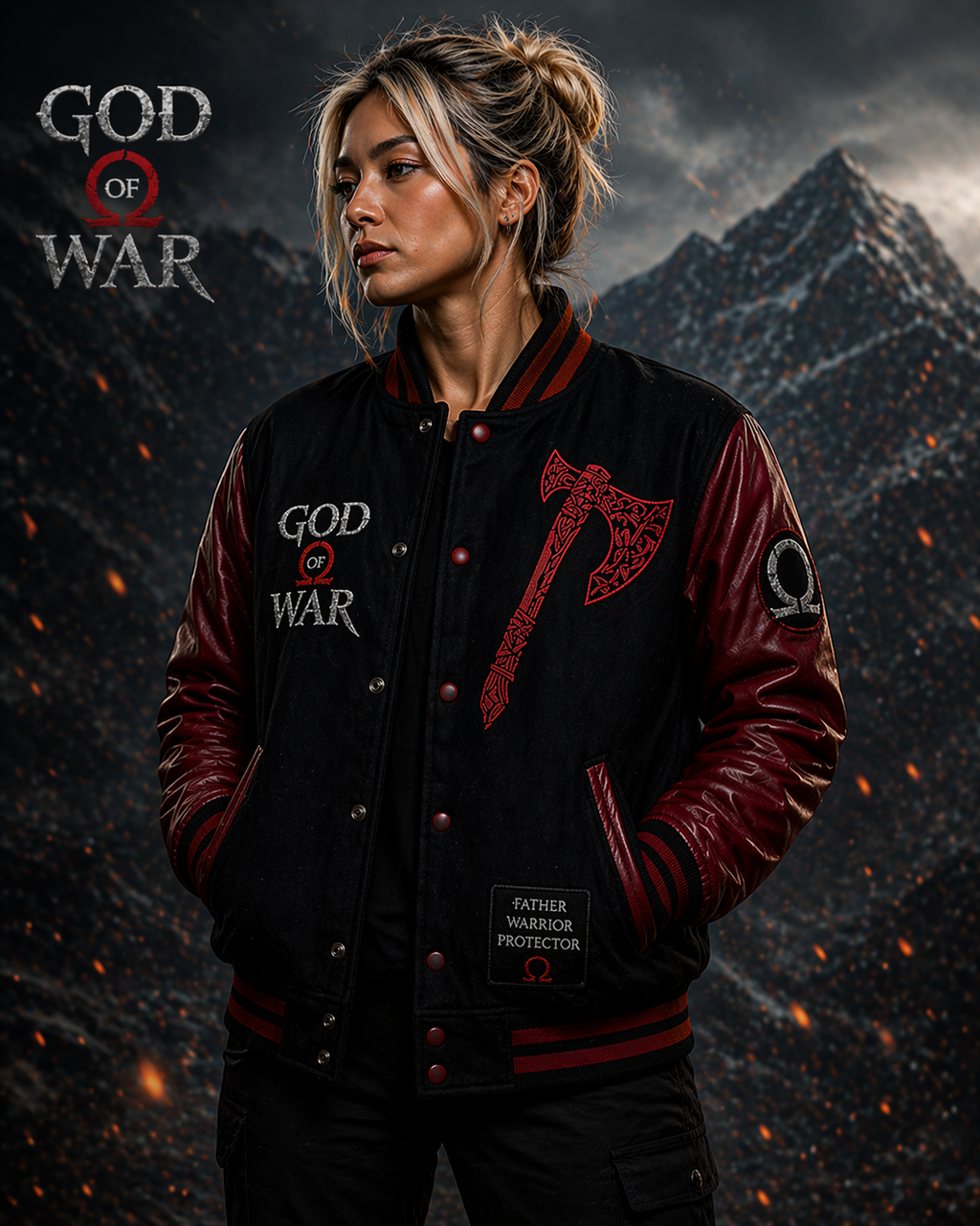 God of War – Legendary Warrior Premium Varsity Jacket
