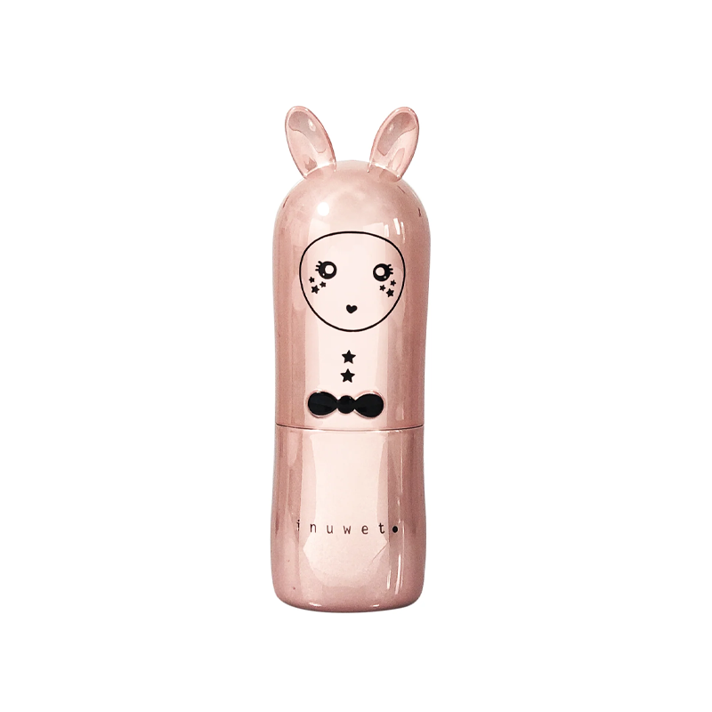 Inuwet Metal Rose Nude Lip Balm Moisturizing Sugar Flavor 4.3g