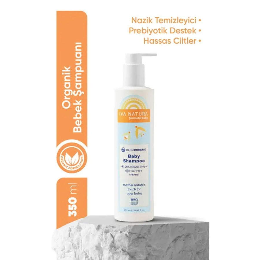 Iva Natura Baby Shampoo Gentle Cleansing Formula 350 ml