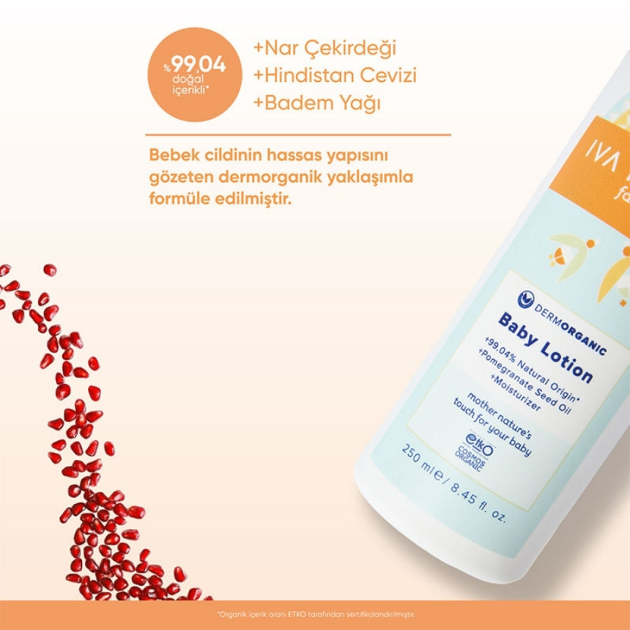 Iva Natura Baby Lotion Moisturizing Gentle Care 250 ml