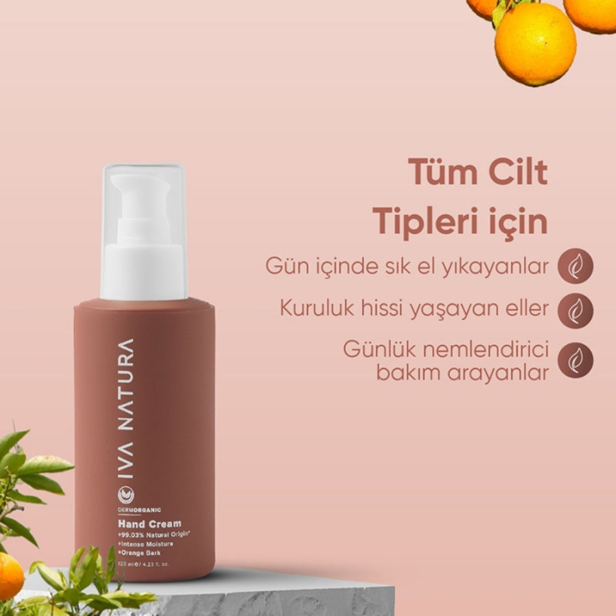 Iva Natura Orange Bark Hand Cream Moisturizing Formula 125 ml