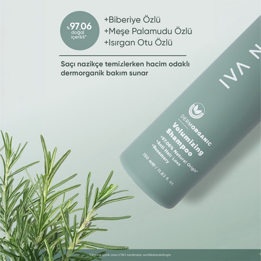 Iva Natura Rosemary Volumizing Shampoo for Thinning Hair 350 ml