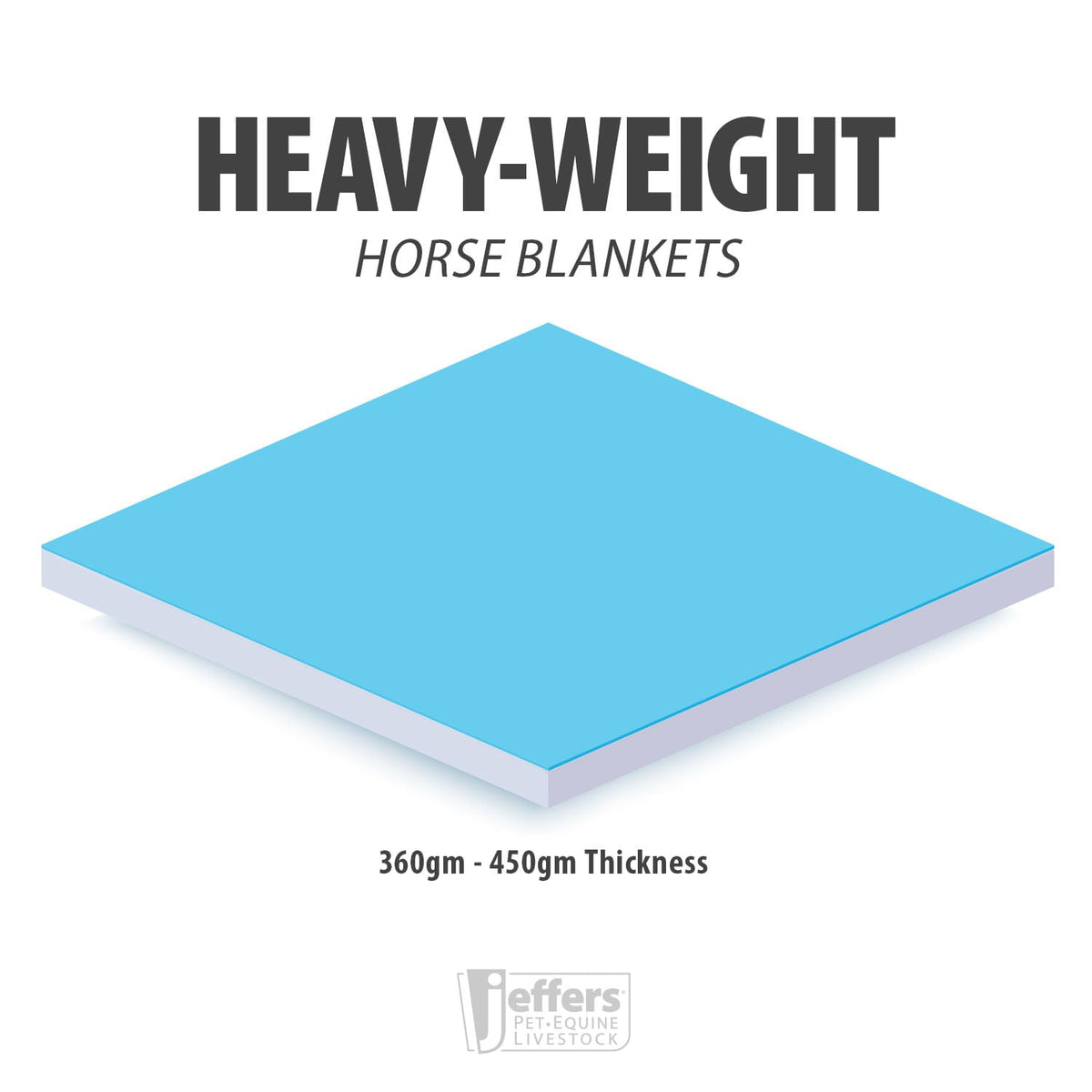 Jeffers Poplar Head "Refuge" 1200 Denier Turnout Blanket with Detachable Neck, 360 Gram, Hamilton Blue