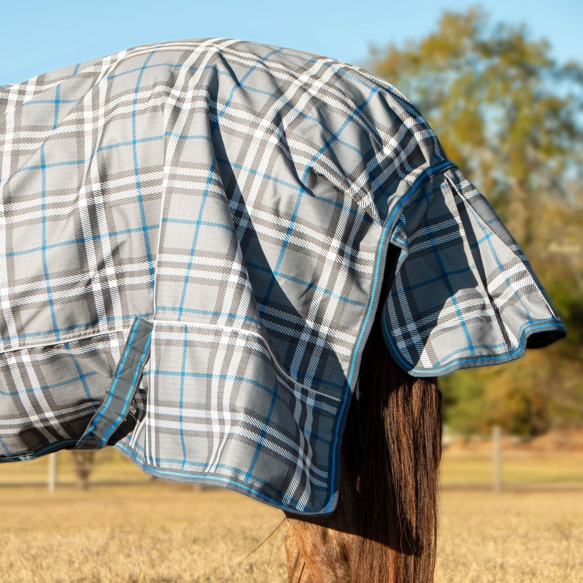 Jeffers Poplar Head "Refuge" 1200D Waterproof Turnout Sheet, 0g Lightweight Horse Blanket