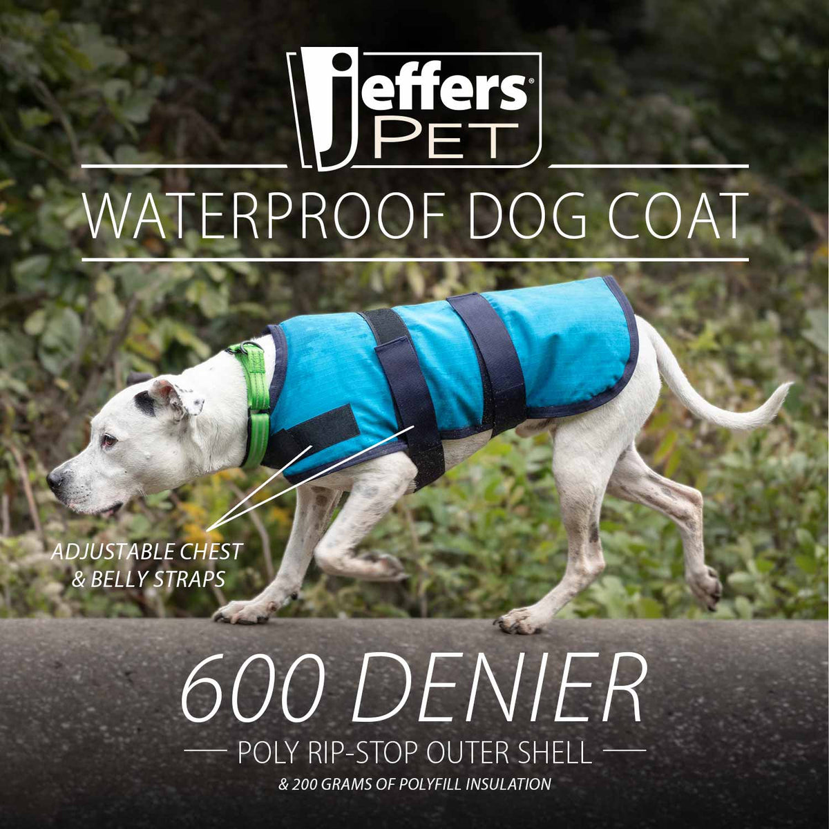 Jeffers Waterproof Breathe-Comfort 600D Ripstop Dog Blanket, 200 Gram