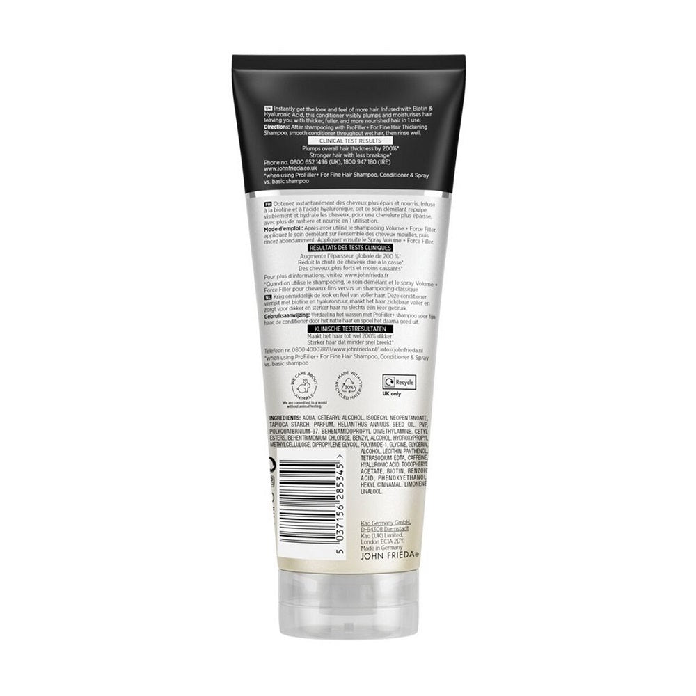 John Frieda Profiller+ Conditioner for Fine Hair 250 ml