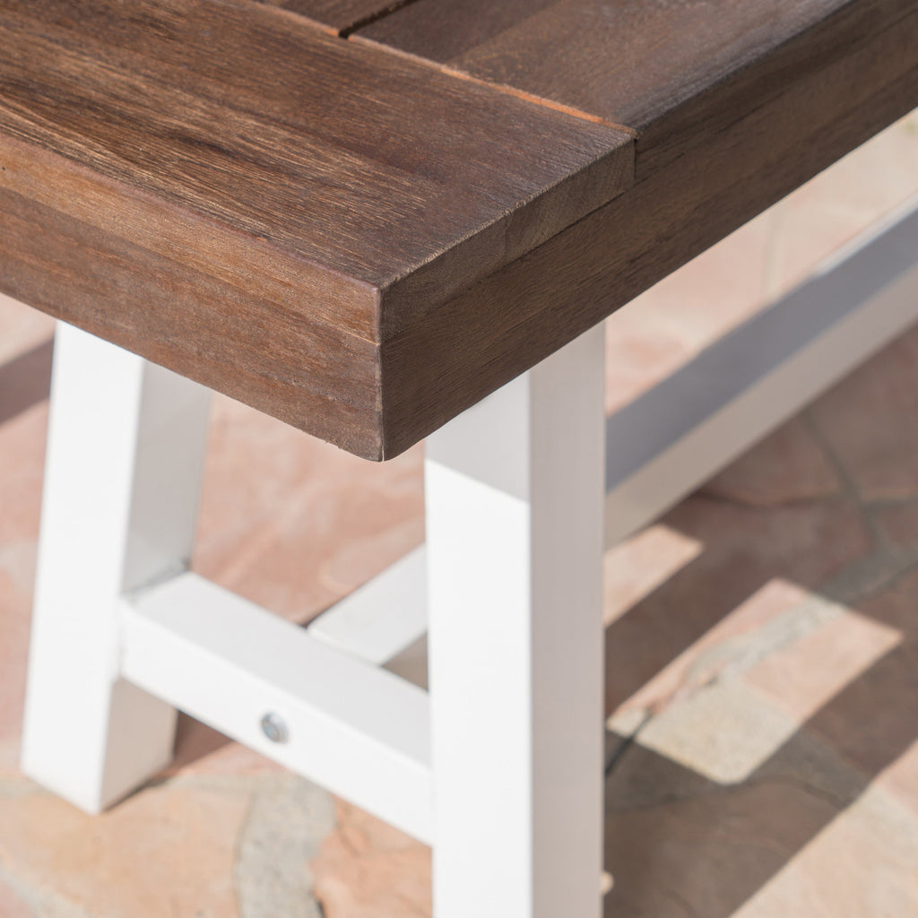 Outdoor Acacia Wood Bench