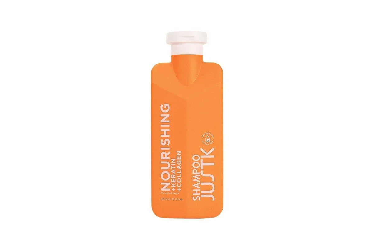 JustK Nourishing Keratin & Collagen Shampoo for Strength 300 ml