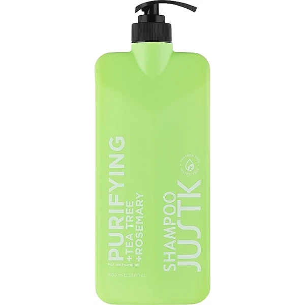 JustK Anti-Dandruff Purifying Shampoo for Scalp Care 1000ml