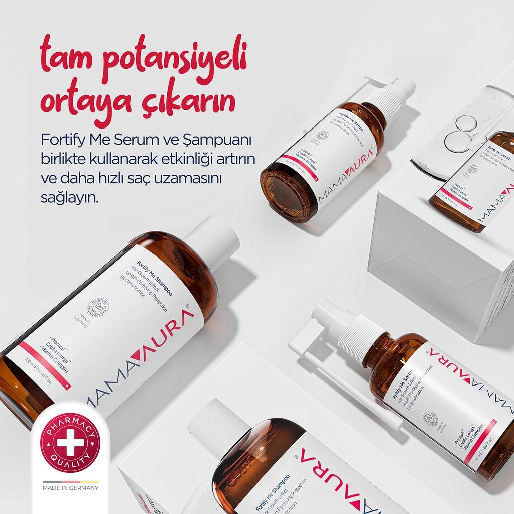 Mamaaura Fortify Me Hair Loss Support Set 250ml & 50ml