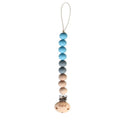 Kidful Sky Silicone and Beechwood Pacifier Clip 1 pc