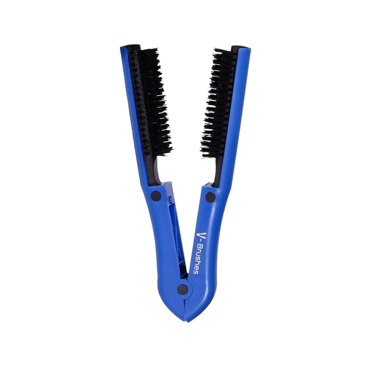 V Brushes Double-Sided Professional V-Style Blowout Brush Blue