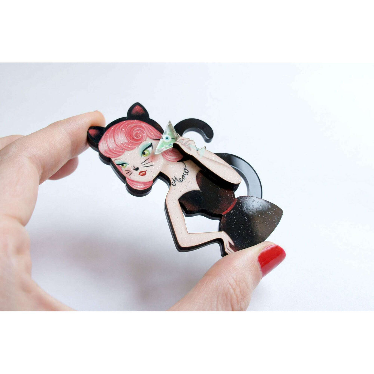 Cat Woman Brooch by Laliblue | PRE-ORDER SHIPS IN 2-3 WEEKS