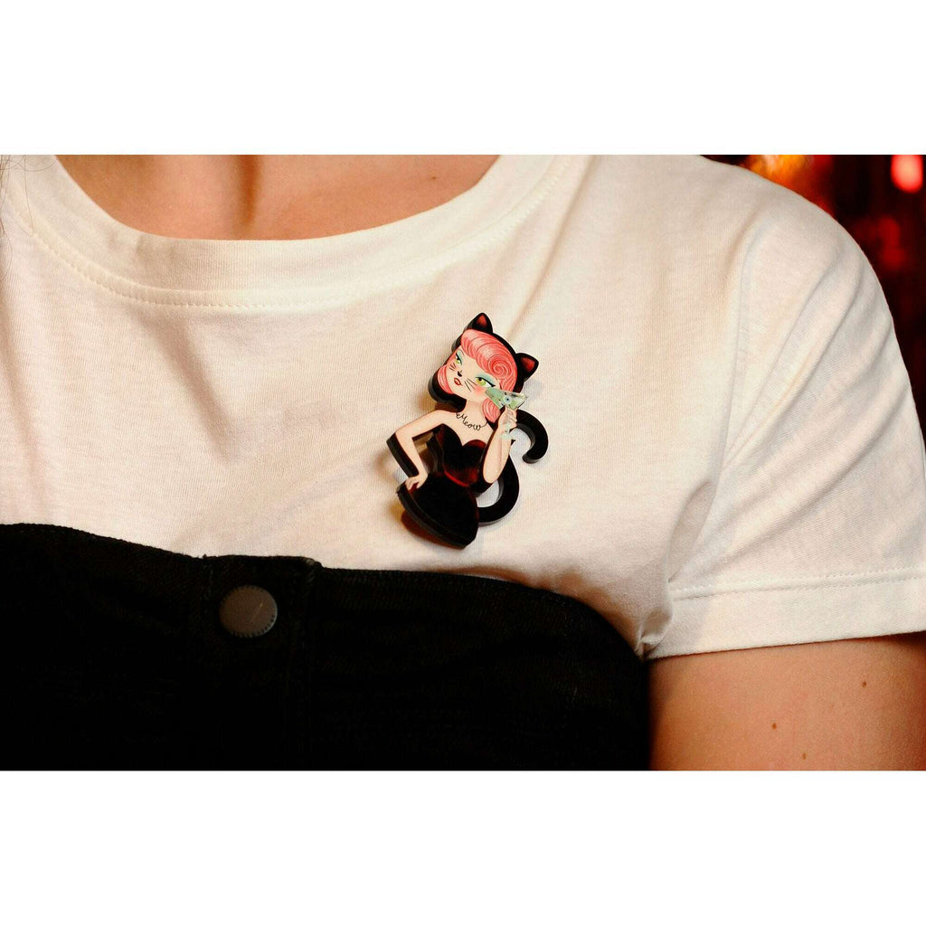 Cat Woman Brooch by Laliblue | PRE-ORDER SHIPS IN 2-3 WEEKS