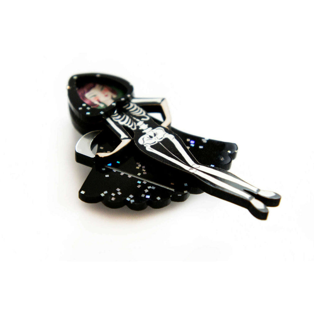 Death Girl Brooch by Laliblue | PRE-ORDER SHIPS IN 2-3 WEEKS