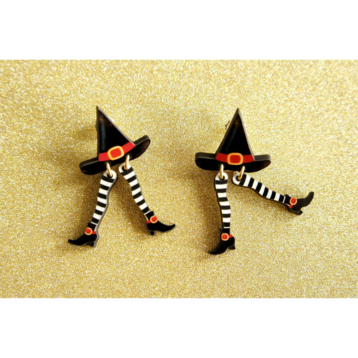 Hidden Witch Halloween Earrings by Laliblue | PRE-ORDER SHIPS IN 2-3 WEEKS