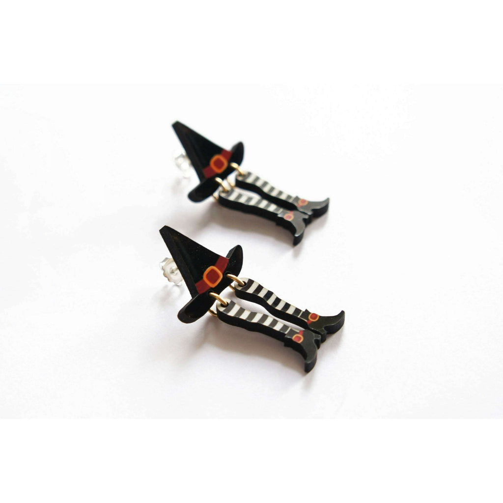 Hidden Witch Halloween Earrings by Laliblue | PRE-ORDER SHIPS IN 2-3 WEEKS