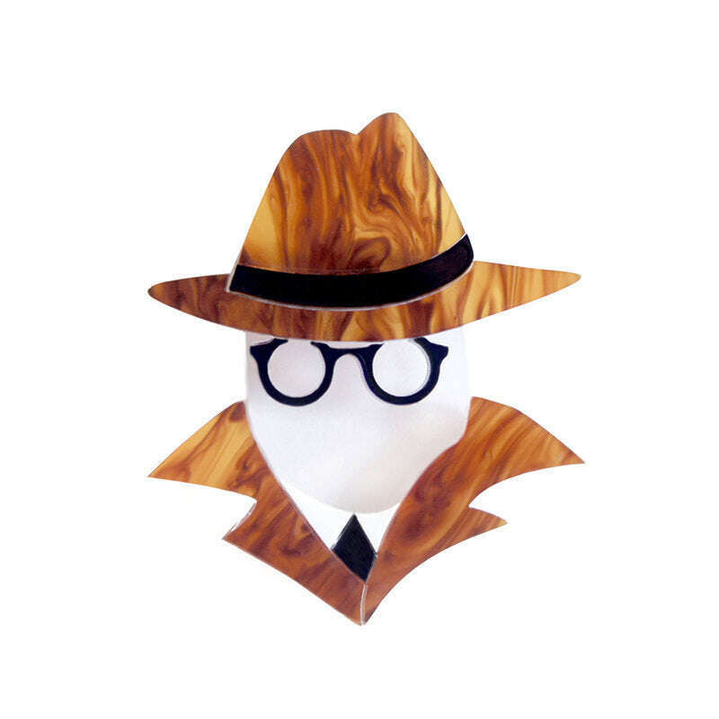 Invisible Man Brooch by Laliblue | PRE-ORDER SHIPS IN 2-3 WEEKS