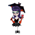 Vampiress w/ Wine Brooch by Laliblue | PRE-ORDER SHIPS IN 2-3 WEEKS
