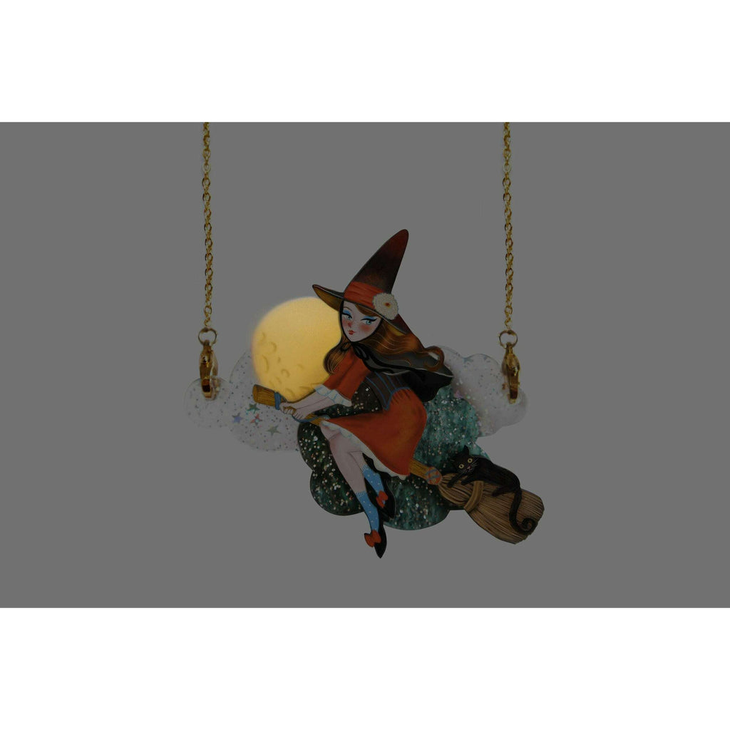 Witch Convertible Necklace-Brooch by Laliblue | PRE-ORDER SHIPS IN 2-3 WEEKS