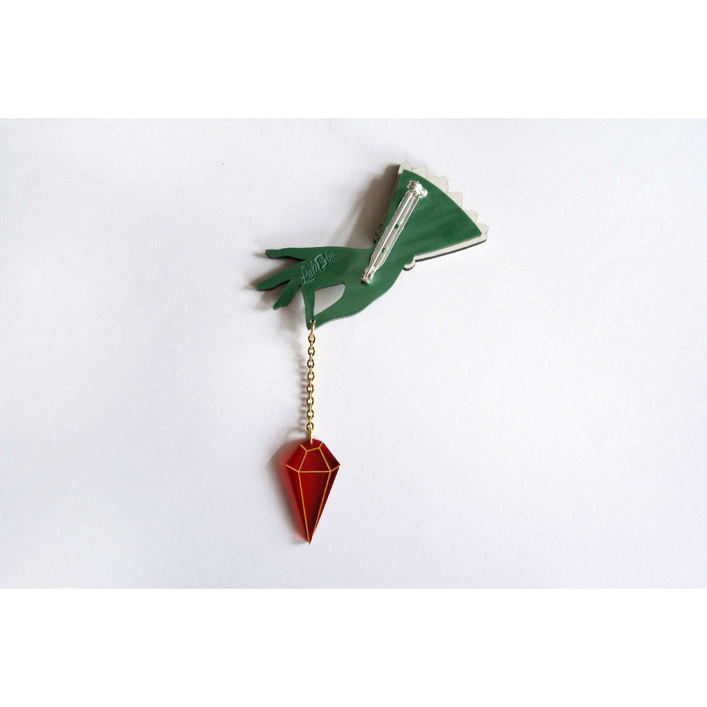Witch Pendulum Halloween Brooch by Laliblue | PRE-ORDER SHIPS IN 2-3 WEEKS