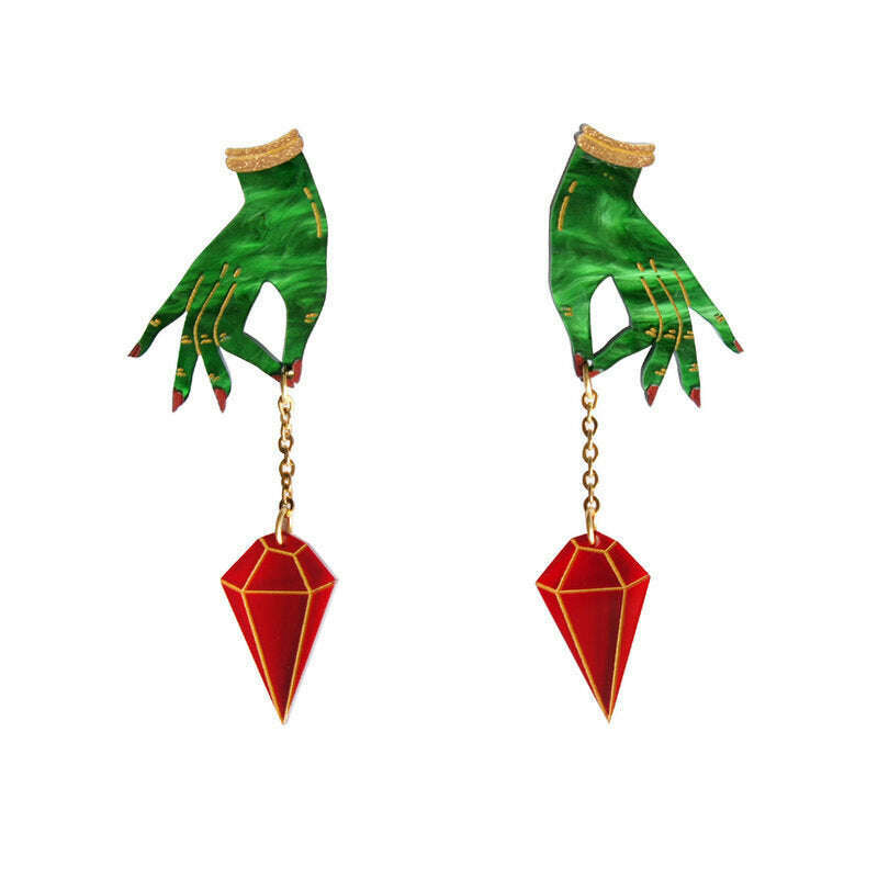 Witch Pendulum Halloween Earrings by Laliblue | PRE-ORDER SHIPS IN 2-3 WEEKS