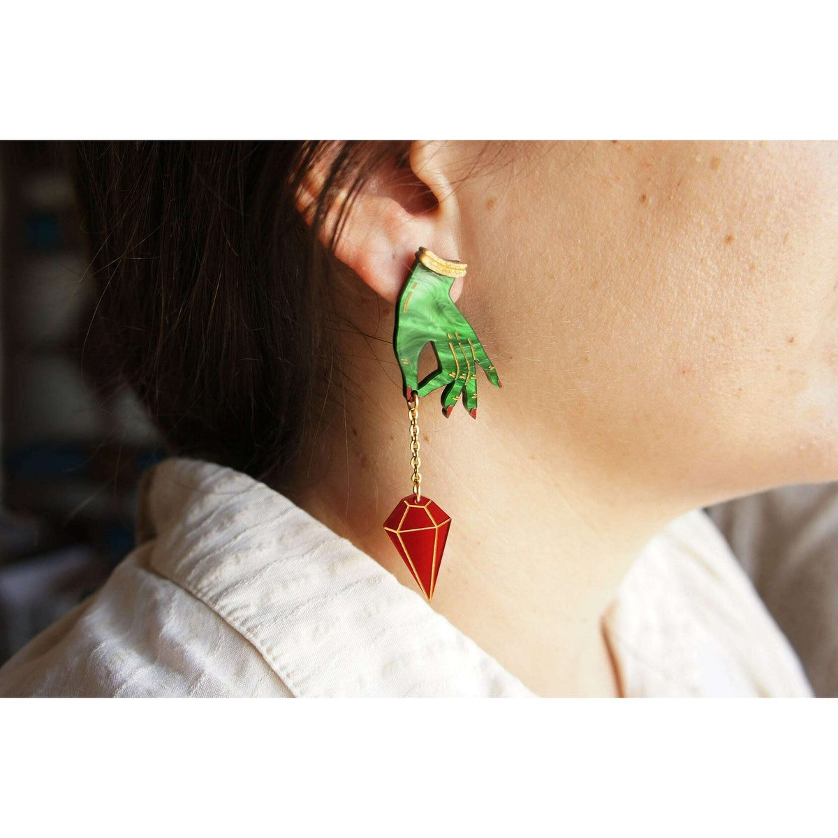 Witch Pendulum Halloween Earrings by Laliblue | PRE-ORDER SHIPS IN 2-3 WEEKS
