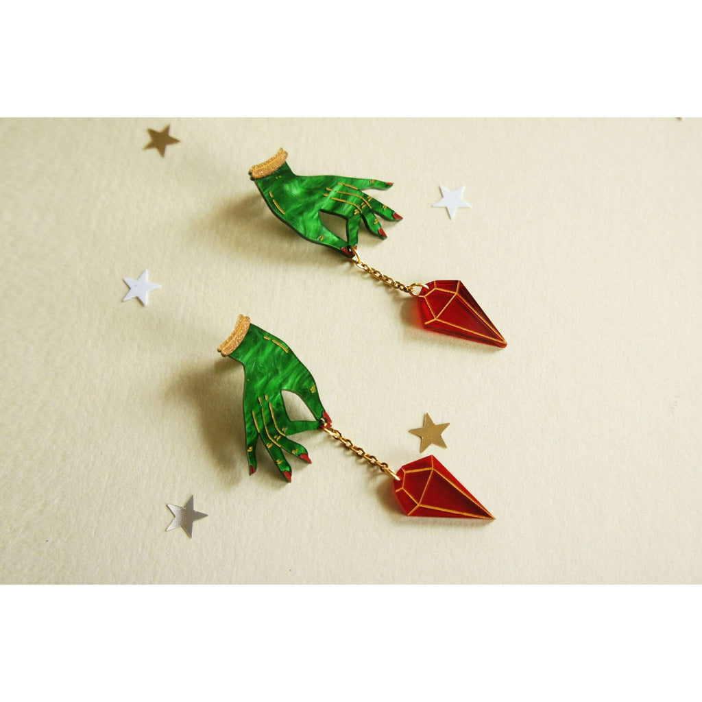 Witch Pendulum Halloween Earrings by Laliblue | PRE-ORDER SHIPS IN 2-3 WEEKS