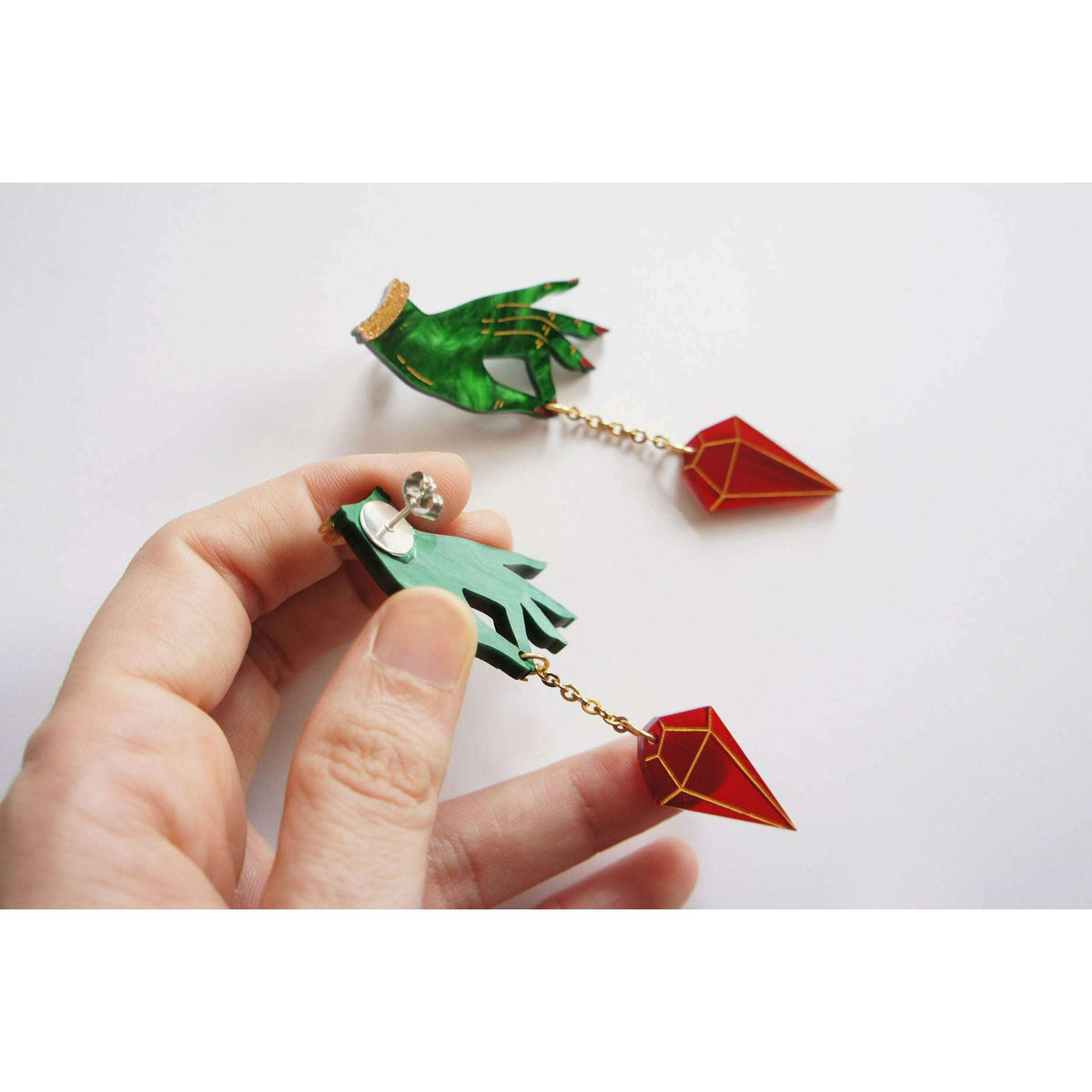 Witch Pendulum Halloween Earrings by Laliblue | PRE-ORDER SHIPS IN 2-3 WEEKS