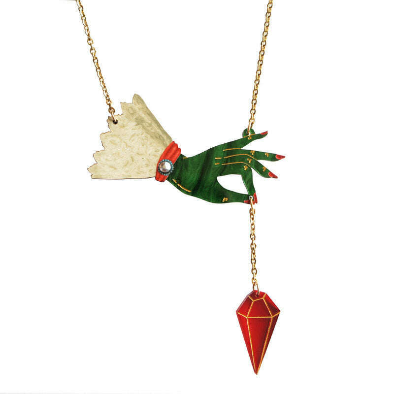 Witch Pendulum Halloween Necklace by Laliblue | PRE-ORDER SHIPS IN 2-3 WEEKS