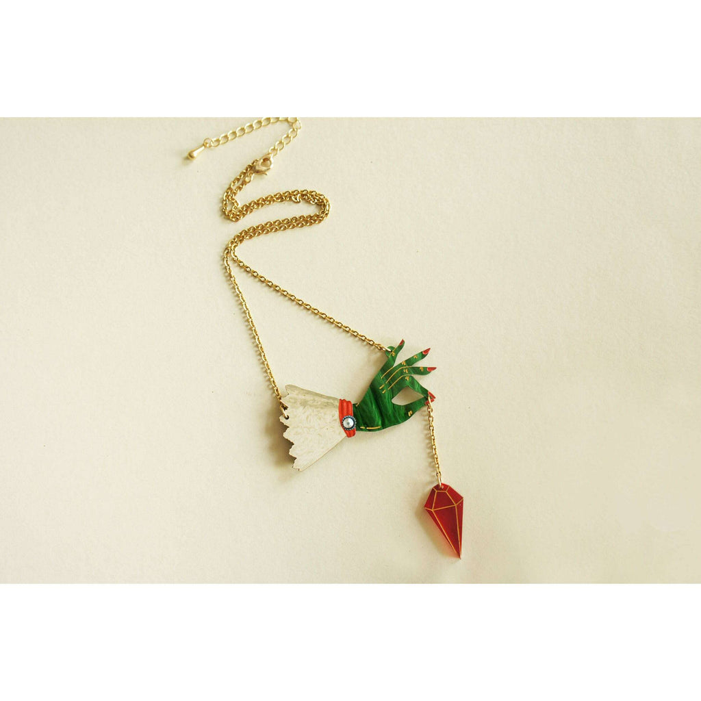 Witch Pendulum Halloween Necklace by Laliblue | PRE-ORDER SHIPS IN 2-3 WEEKS